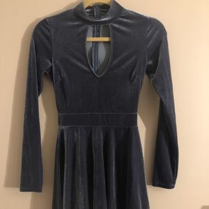 Petite Velvet Dress